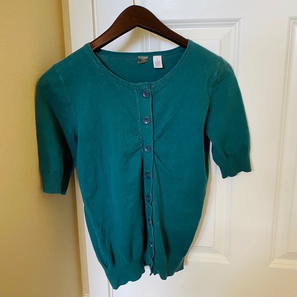 Nordstrom BP teal cardigan